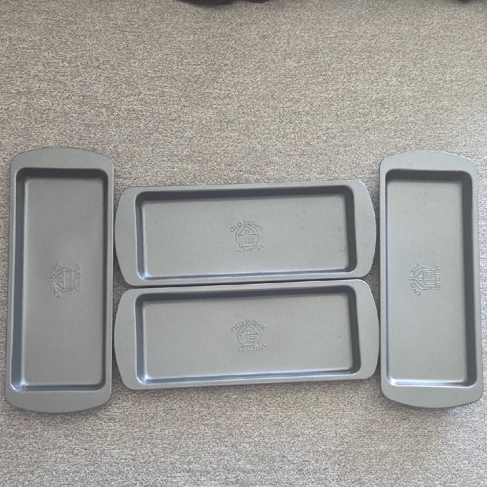 Old Home Kitchen Gray Loaf Pans Set Of 4